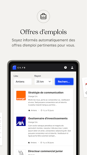 CV.fr  Créer un CV pro