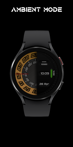 [SSP] Black Dial Watch Face Screen 2