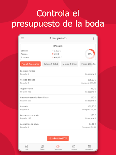 Planificador de bodas - MyWed screenshot 12