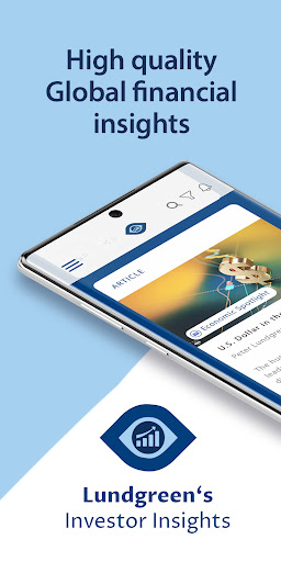 Android application Lundgreen's Investor Insights screenshort