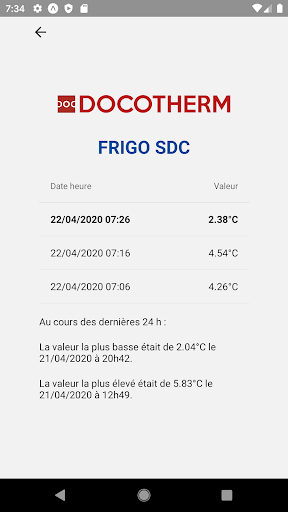 DOCOTHERM Screen 2