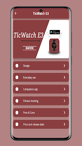 TicWatch E3 Guide