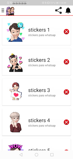 zepeto stickers para whatsap
