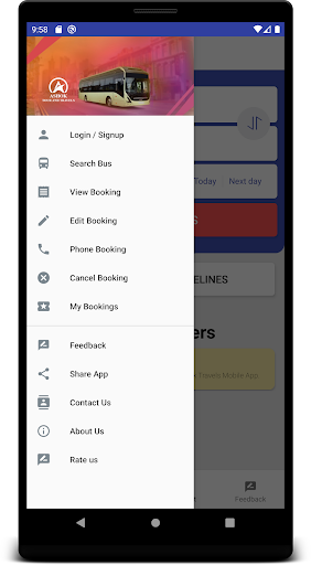 Android application Ashok Tour And Travels screenshort