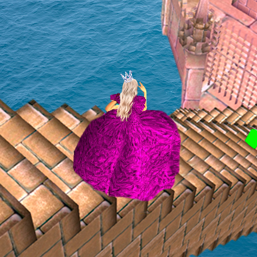 Cinderella 3D. Road to Castle.  Icon