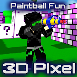 Paintball Fun 3D Pixel Online icon