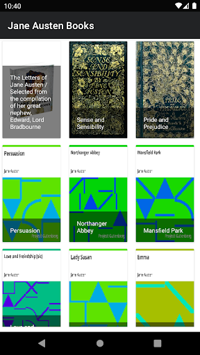 Jane Austen Books Screen 2