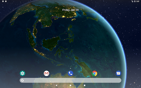 Captura 15 Tierra 3D - Live Wallpaper android