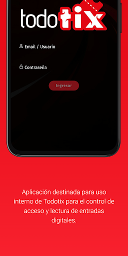 Todotix Control App Screen 2