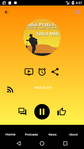 Android application Rádio Prata FM screenshort