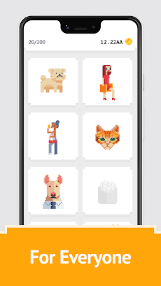 Idle Pixel Art Coloring - Tap tap to color clickerのおすすめ画像4