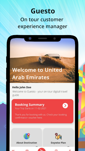 Android application Guesto: Digital Travel Partner screenshort