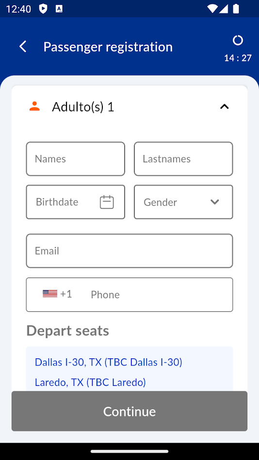 #5. Tornado Bus App (Android) بواسطة: On Road Technology Solutions Developer