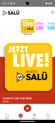 Android application RADIO SALÜ screenshort