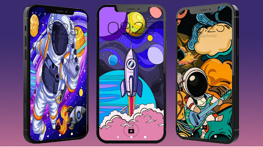 Cute Astronaut Wallpaper Screen 2