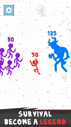 Number.io: Stick Tower Defense - Screenshot 1