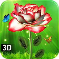 Free Rose Live Wallpaper 3D 2021: HD White Roses