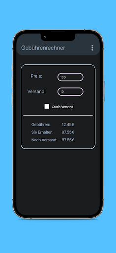 Fee Calculator for Ebay Fees Screen 2