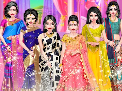 Barbie indienne Sari -3019 : Boutique indienne en ligne : tenues indiennes,  bijoux – Bollywood Fashion