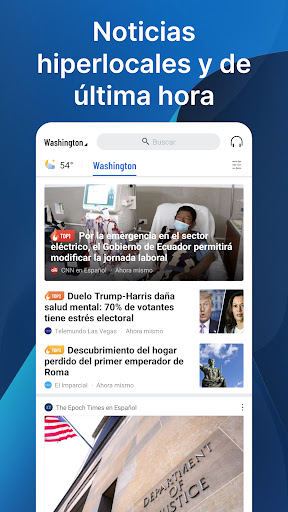 Vista previa de la aplicación