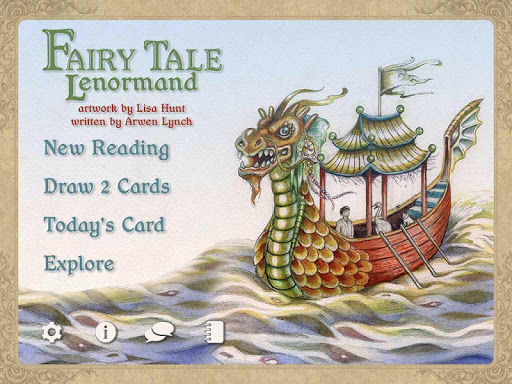Screenshot of Fairy Tale Lenormand