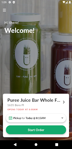 Puree Artisan Juice Bar Screen 2