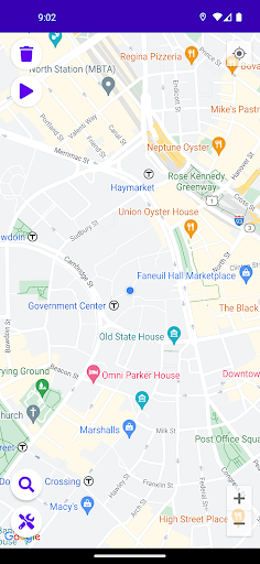 Android application Mock GPS screenshort