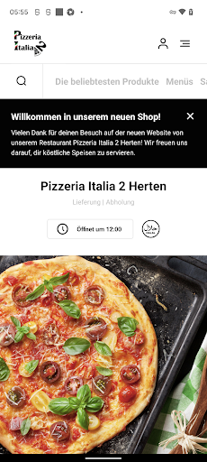 Android application Pizzeria Italia 2 Herten DE screenshort