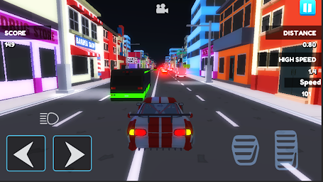 Highway Car Race Simulation Fast Cars Racing