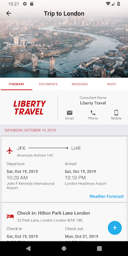 Liberty Travel Go Screen 2