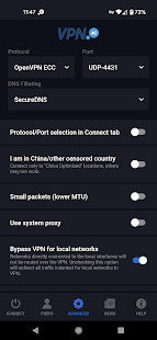 VPN.AC Client Screenshot