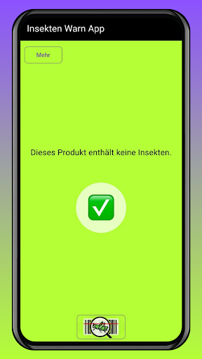Insekten Warn App Screen 2