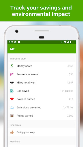 Screenshot of CommuteInfo