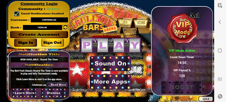 Bullion Bars Arena UK Slot - 25.0 - (Android)