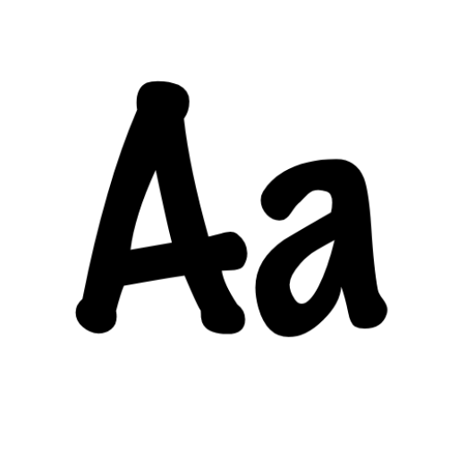 Stylish Text - Letter Fonts Logo