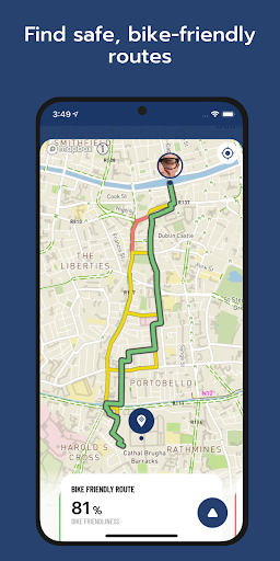 Android application Dublin Cycling Buddy screenshort