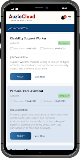 Android application AuzioCloud screenshort