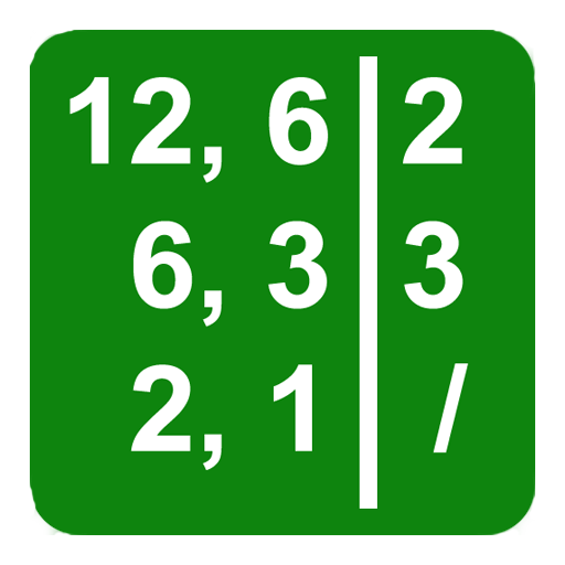 GCD, LCM and prime numbers logo