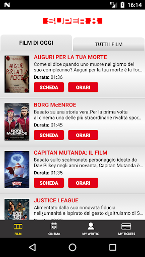 Android application Multiplex Super 8 screenshort