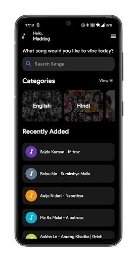 Lyrical Chord - Lyrics & Chord Screen 2