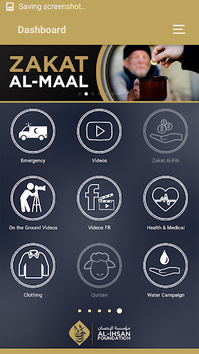 Al-Ihsan Zakat & Charity App Screen 2