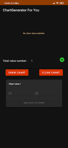 Chart Generator Screen 3