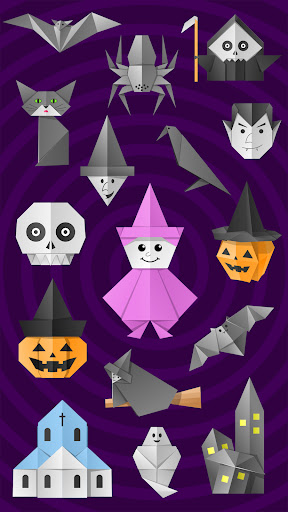 Android application Origami Halloween From Paper screenshort