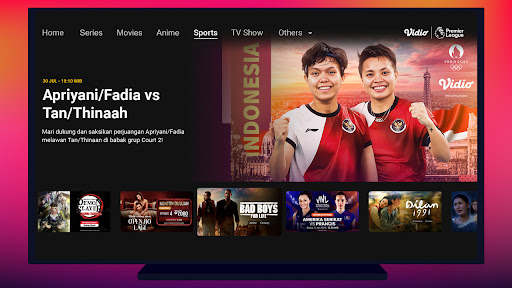 Vidio TV: Sport, Movie, Series Screen 3