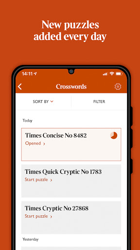 Screenshot of Times of London Puzzles