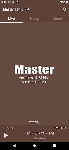 Android application Master FM Berekum (104.3) screenshort