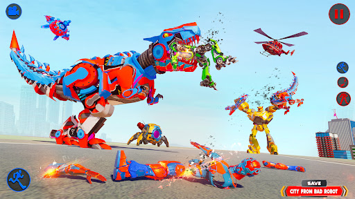 Dino Robot Transform Car Games Screen 3