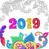 Coloring Book 2019 ❤ Free Coloring Book for Adults icon