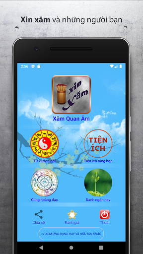 Android application Xin Xăm Mỗi Ngày screenshort