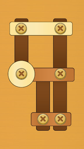 Android application Wood Nuts and Bolts Pin Games screenshort